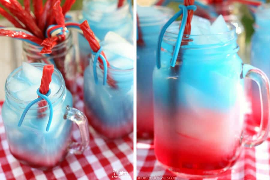 4th of july desserts layered drink punch - red white and blue recipes #desserts #4thofjuly #fourthofjuly #patrioticfood #recipes #food #cakes #cupcakes #americanflagdesserts #cookies #icecream #pies #fruitpizza #marshmallows #popcorn #donuts #sweets #treats #snacks