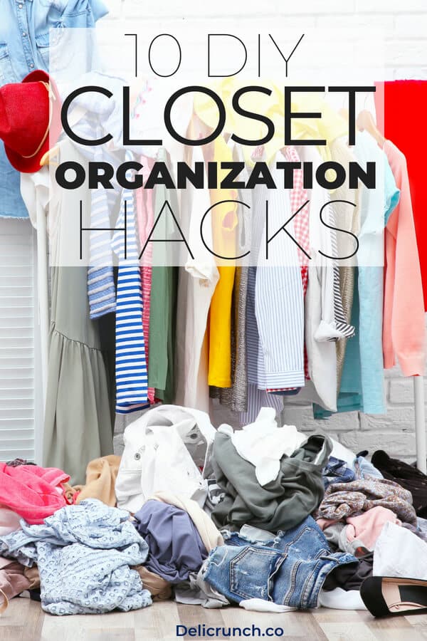 10 life-changing diy closet organization ideas on a budget. This organizing hack is good for small spaces like apartments