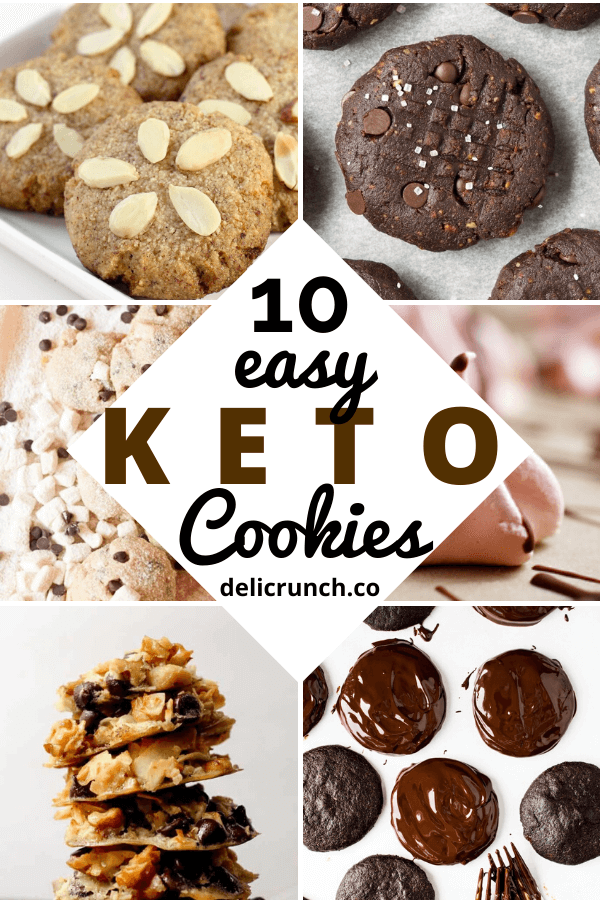 homemade keto cookie recipes - a roundup post by delicrunch.co