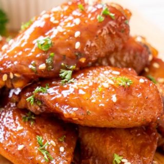 baked chicken wings recipes in bbq sauce and honey