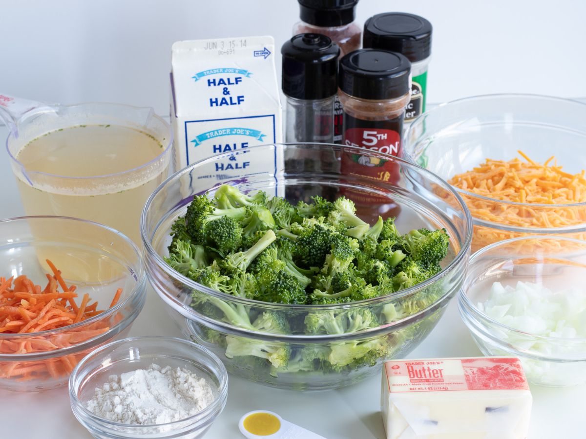 broccoli cheddar soup ingredients