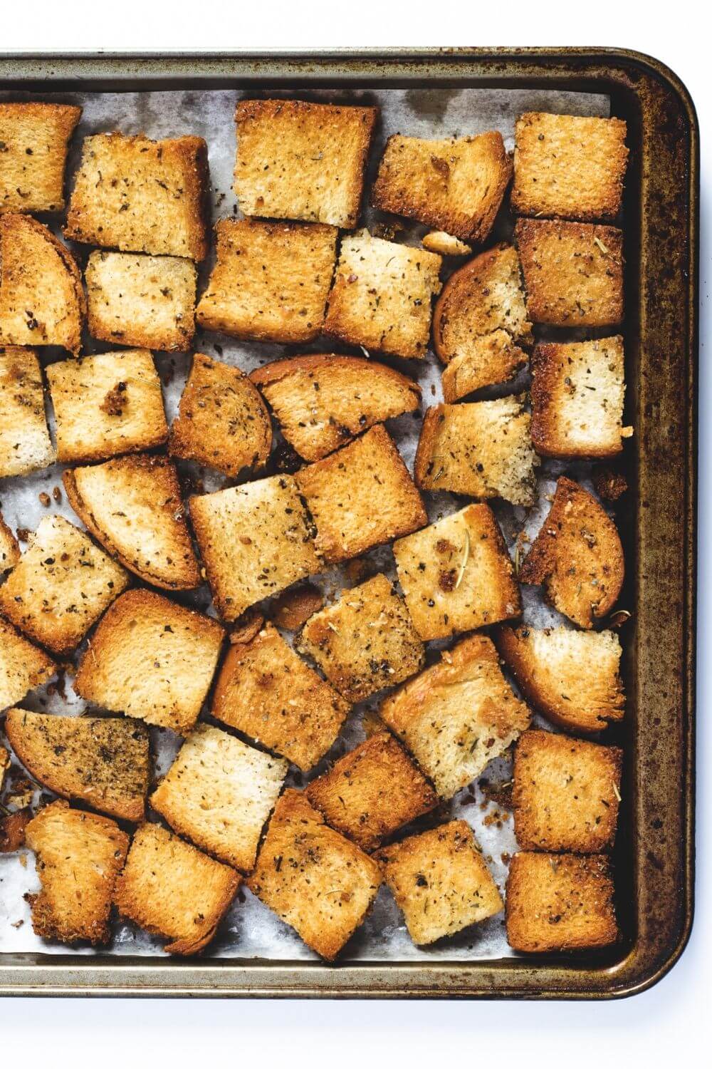 how to make homemade croutons recipe using stale bread