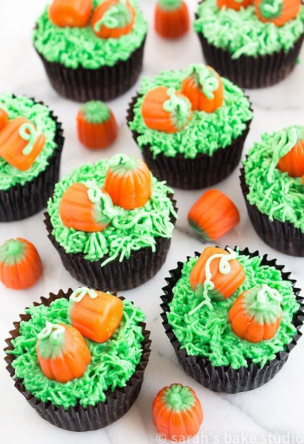 pumpkin patch cupcakes