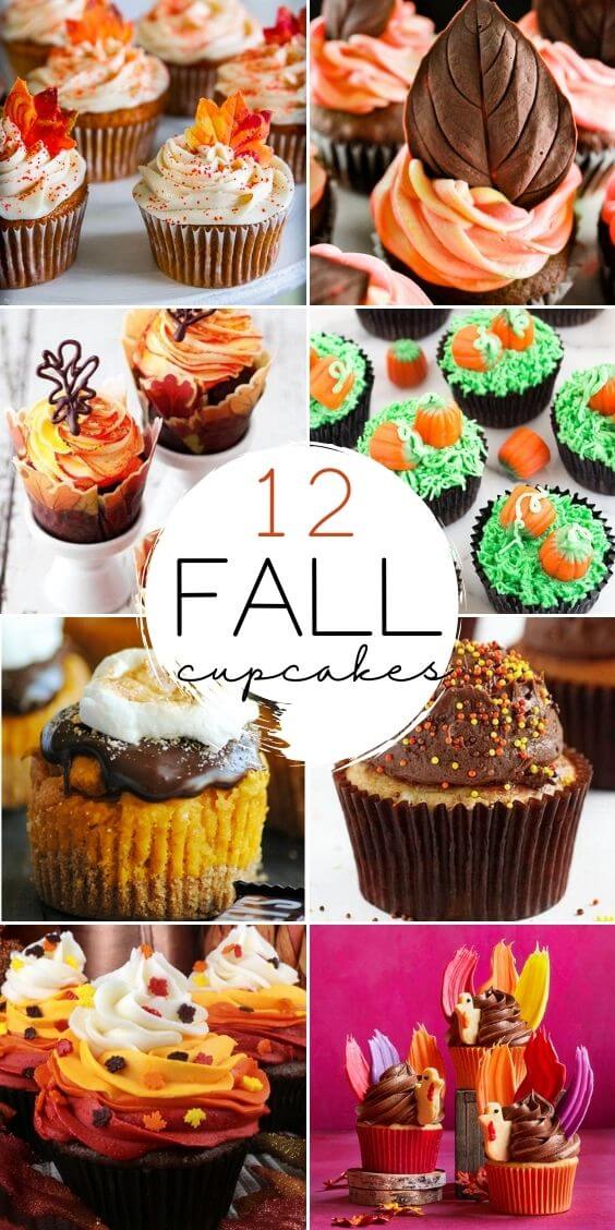 autumn fall cupcake ideas