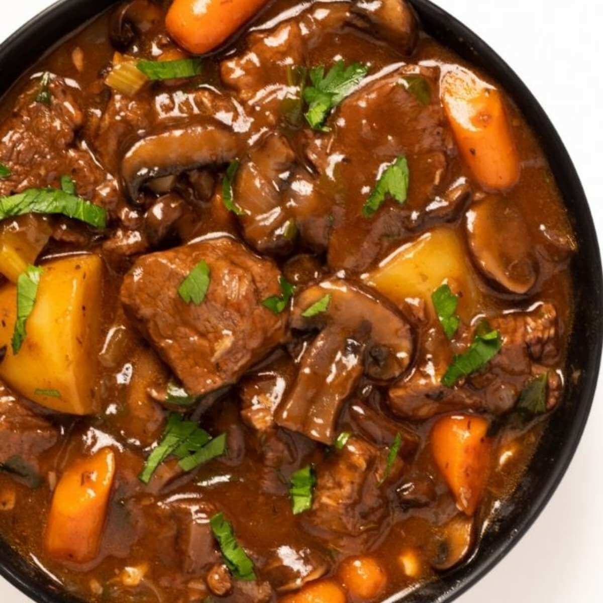 Beef Stew with Carrots & Potatoes