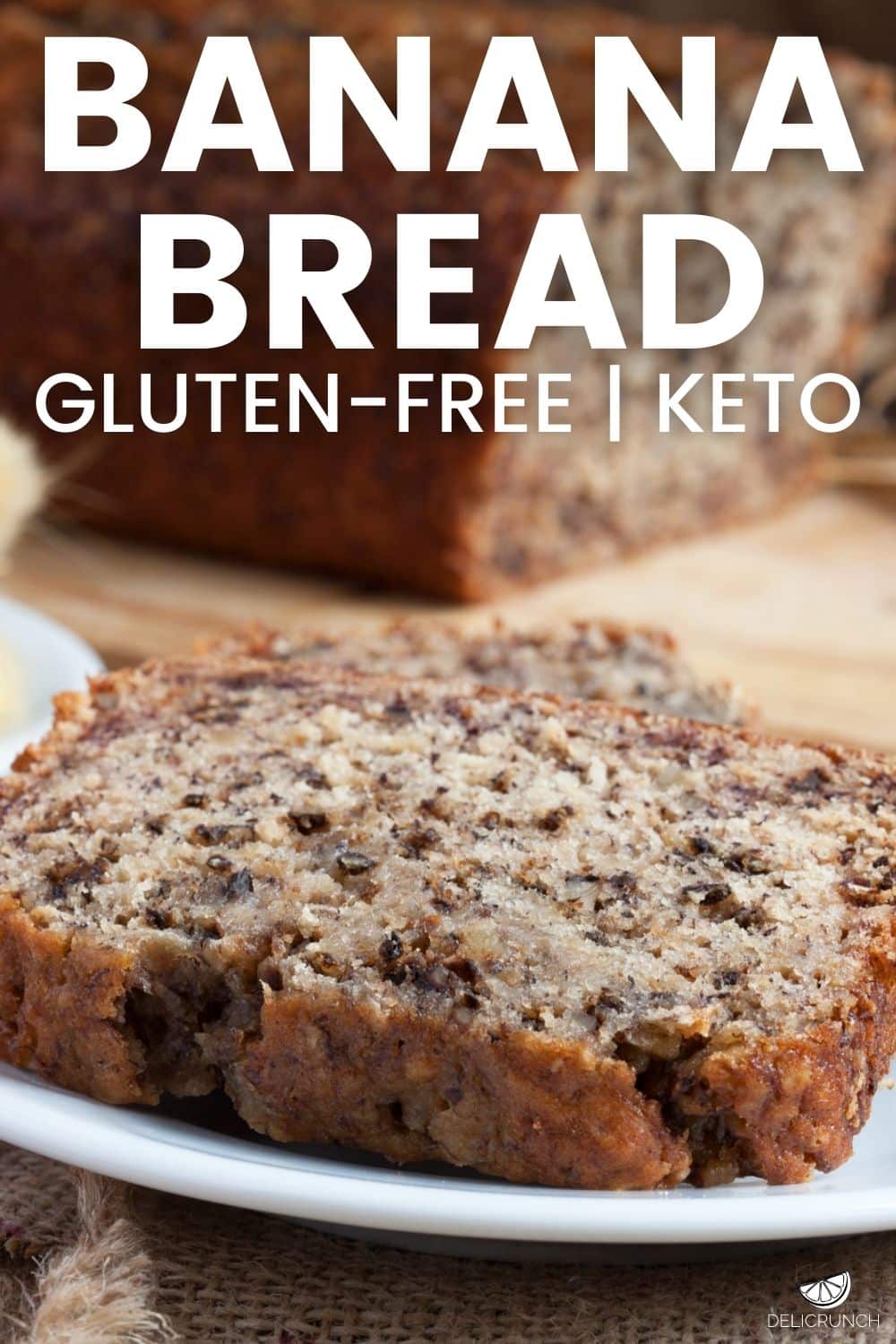 The Best Low Carb Banana Bread Recipe- nut free and gluten free