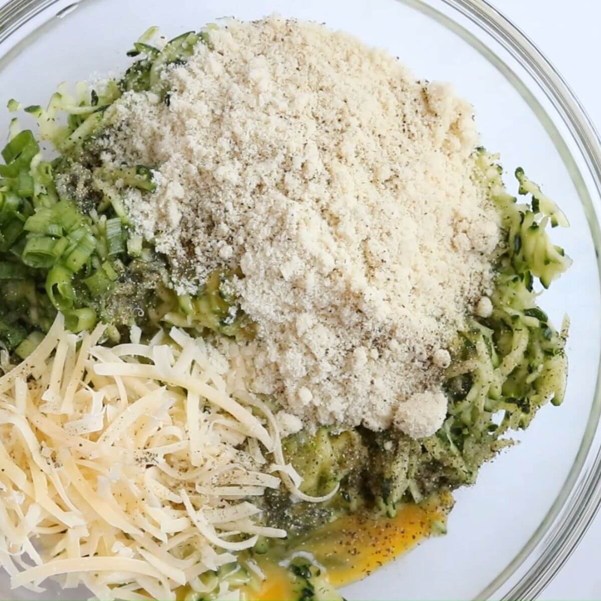 zucchini fritters step 2