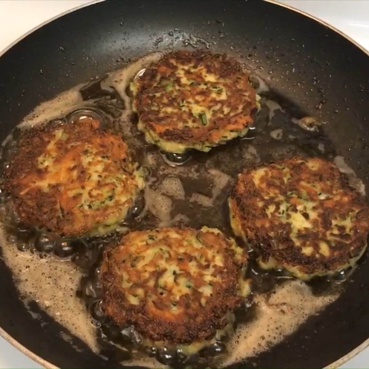 zucchini fritters step 3