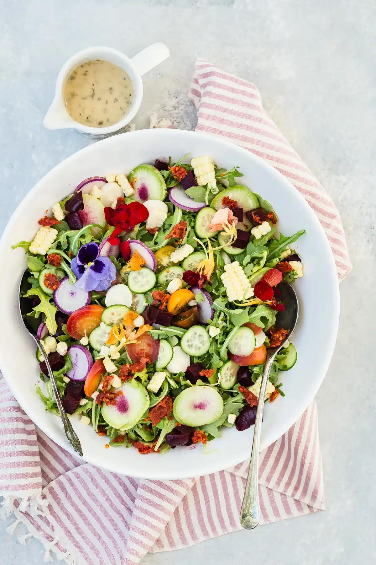 Summer farro salad - Lazy Cat Kitchen