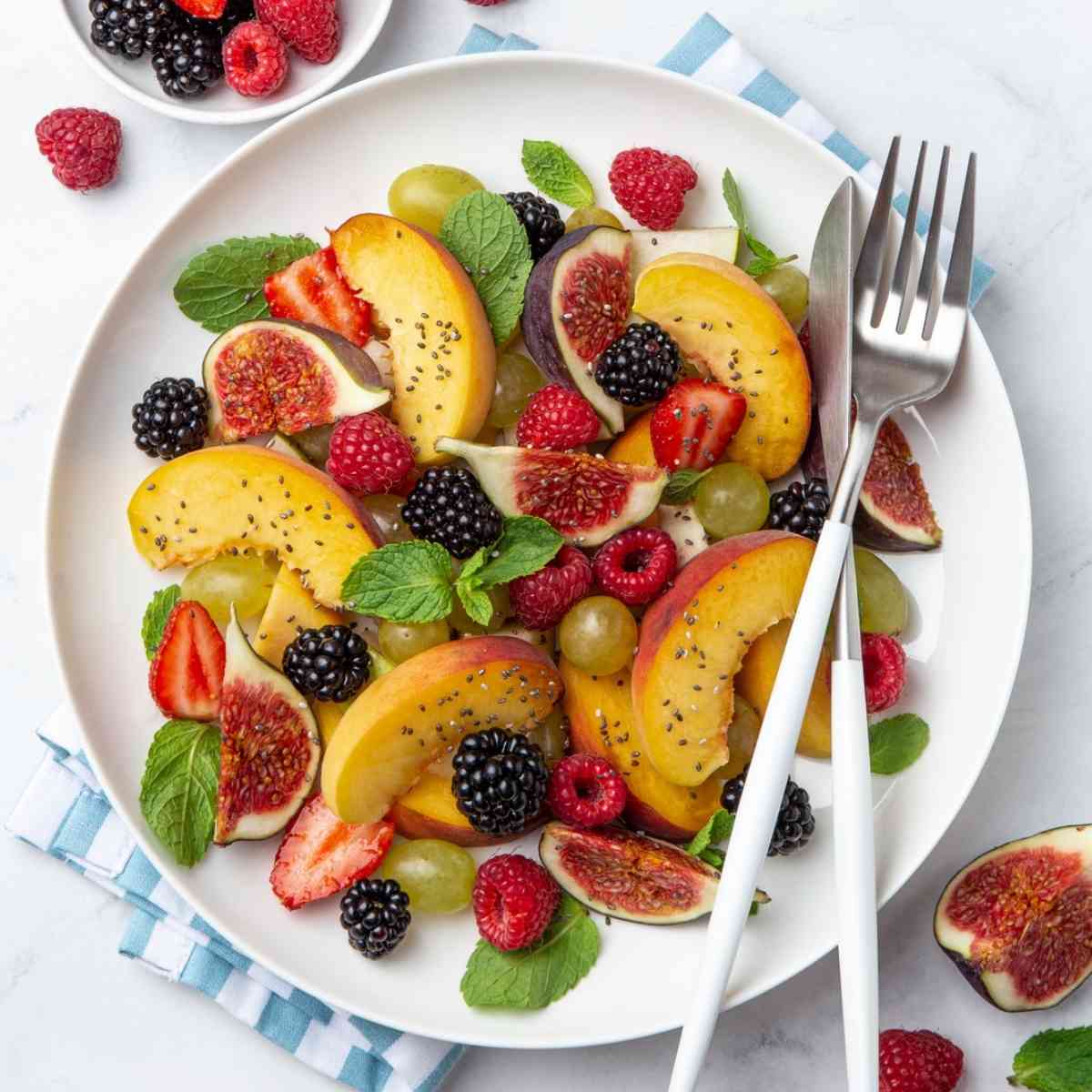 mixed fruits summer salad