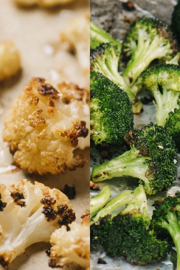 what to serve with chicken marbella - roasted broccoli and cauliflower delicrunchco recipes