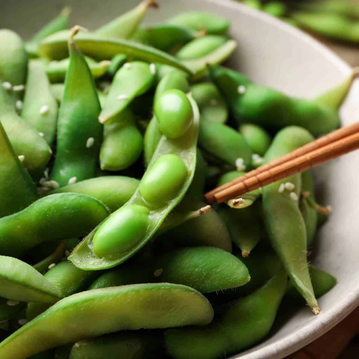 boiled edamame - Asian Side Dishes