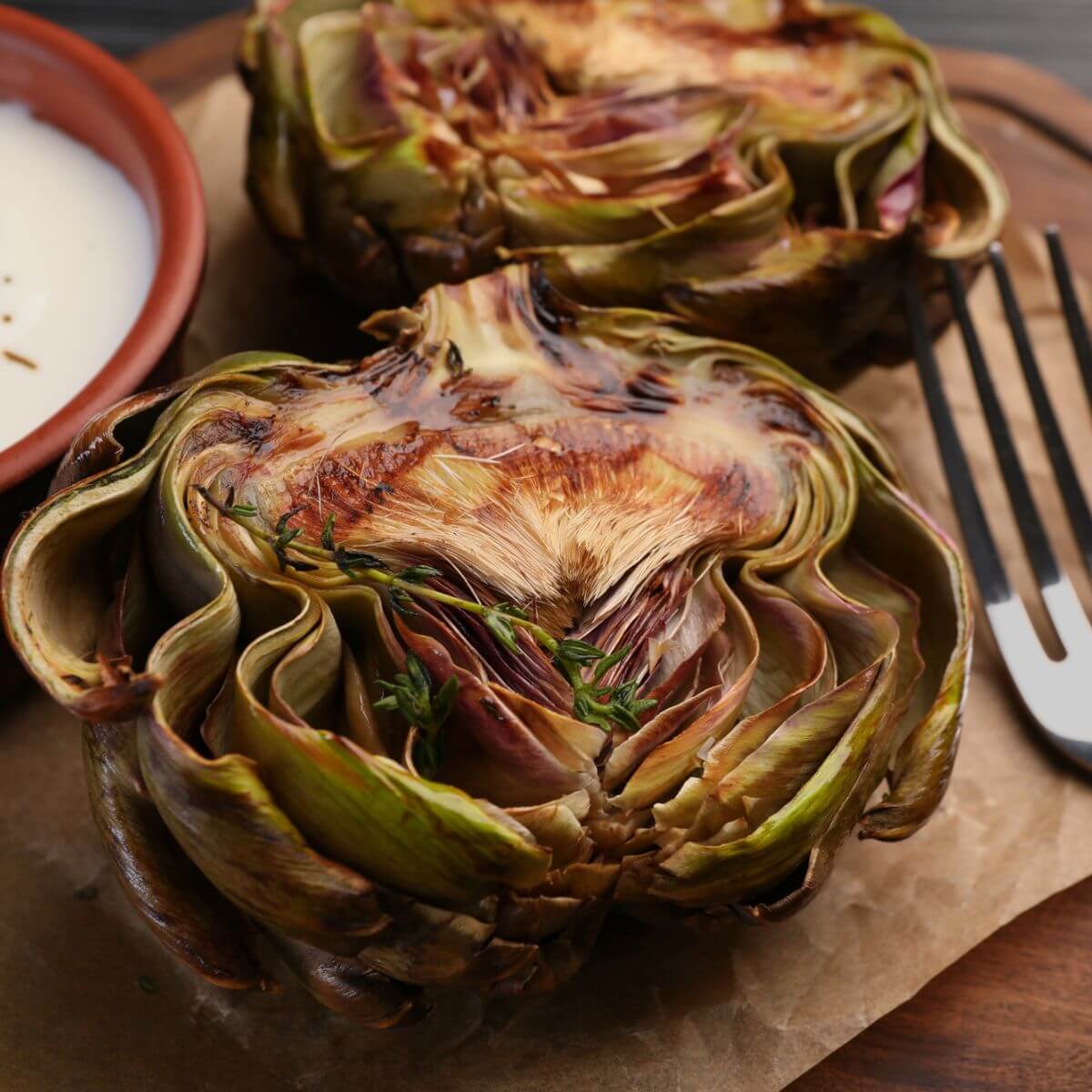 roasted artichoke