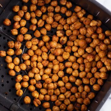 crispy air fryer chickpeas