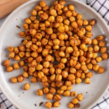 crispy air fryer chickpeas