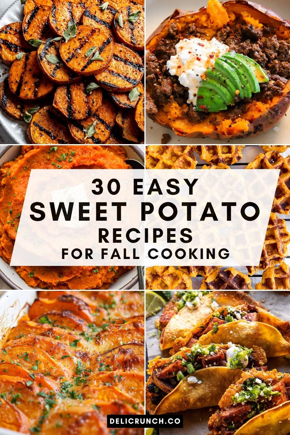 Easy sweet potato recipes for everyday meals, simple sides, breakfast, and fall baking.